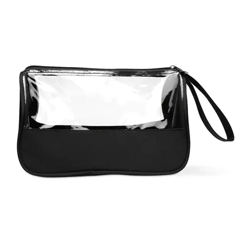 Borsetă cosmetice PLAS — culoarea Negru, față