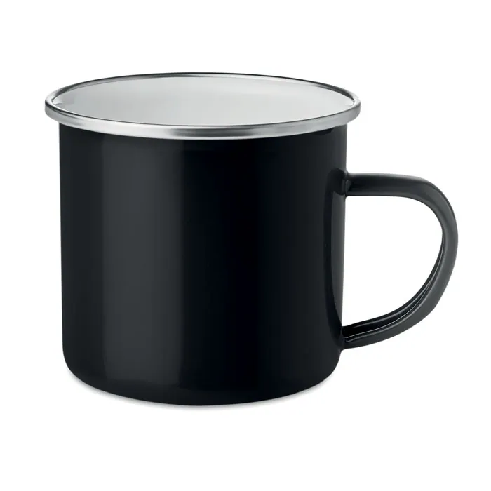 Cană PLATEADO — culoarea Negru, față