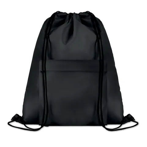 Rucsac cu șnur POCKET SHOOP — culoarea Negru, față