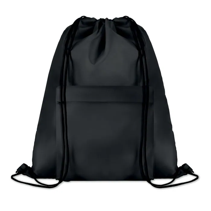 Rucsac cu șnur POCKET SHOOP — culoarea Negru, față