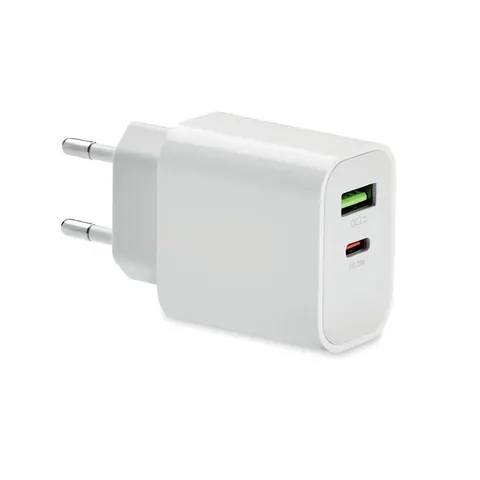 Adaptor USB PORT — culoarea Alb, față
