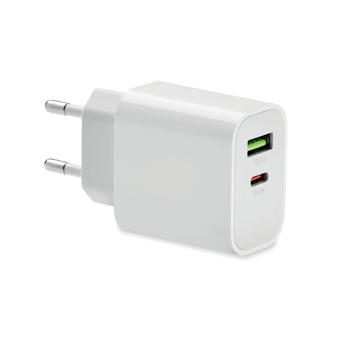 Adaptor USB PORT — culoarea Alb, față