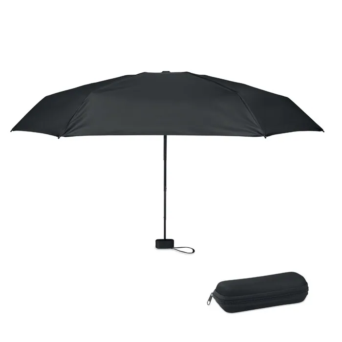 Umbrelă rezistentă la vânt PORTLAND — culoarea Negru, față