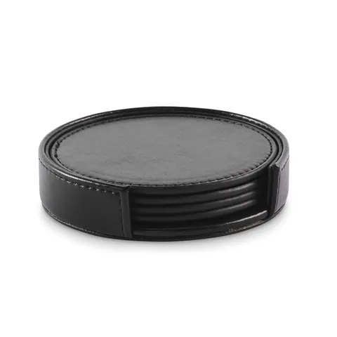 Suport pentru pahare POSA SET — culoarea Negru, față