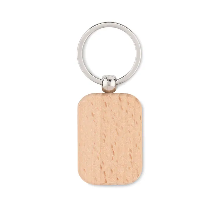 Breloc POTY WOOD — culoarea Lemn, față