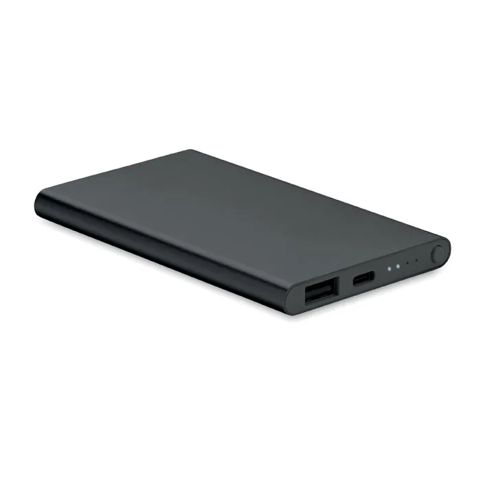 Baterie externă POWERFLAT C — culoarea Negru, față