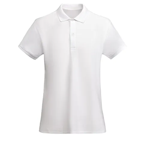 Tricou polo damă Prince — culoarea Alb, imagine produs