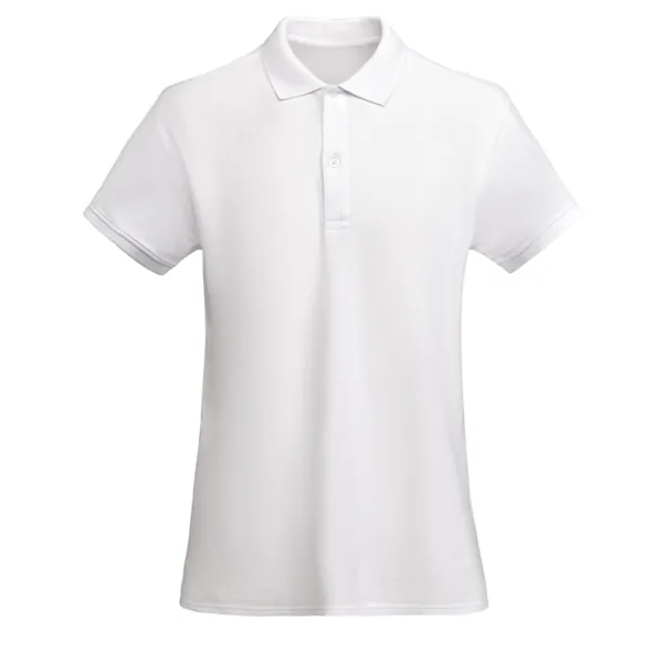 Tricou polo damă Prince — culoarea Alb, imagine produs