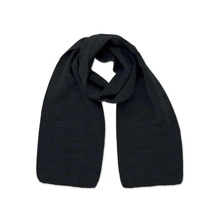 Eșarfă RAFY — culoarea Negru, față