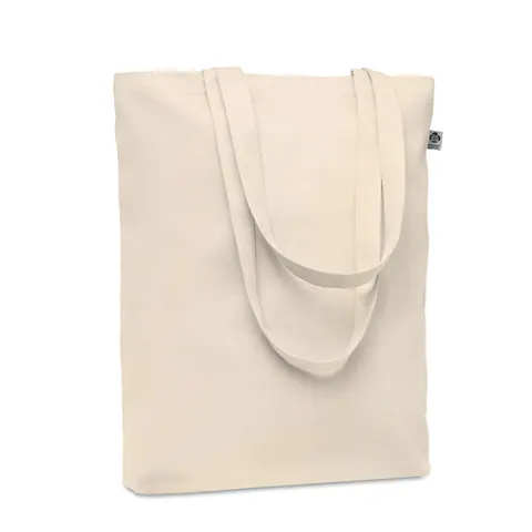 Geantă tote RASSA — culoarea Bej, față