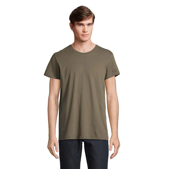 Tricou unisex RE CRUSADER — culoarea Kaki militar, față
