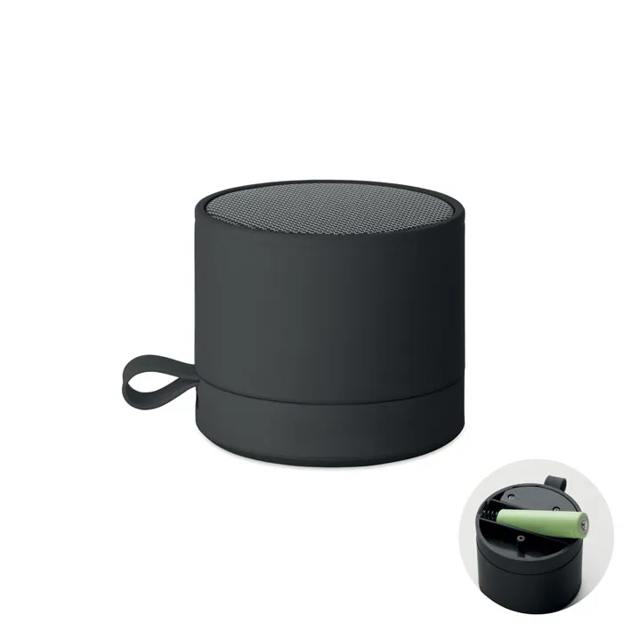 Boxă portabilă RECAR — culoarea Negru, față
