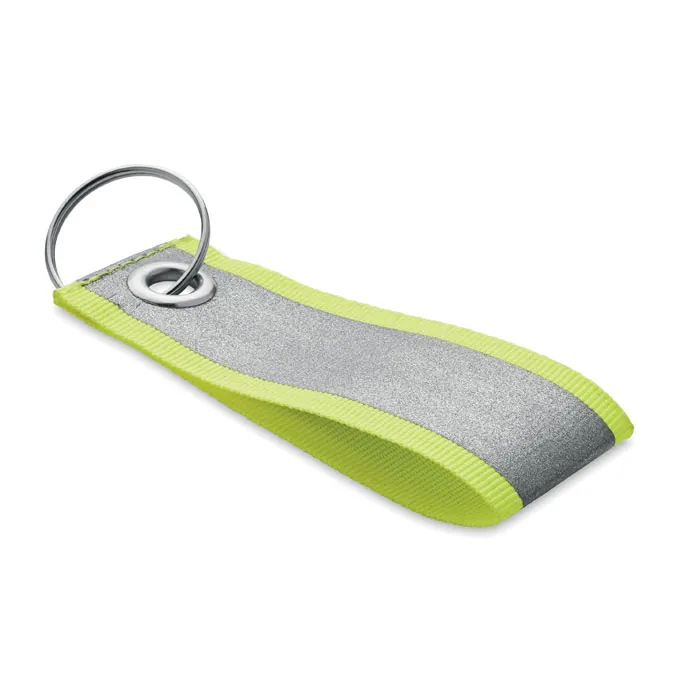 Breloc reflectorizant REFLEKEY — culoarea Galben neon, față