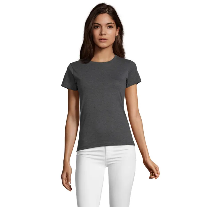 Tricou REGENT FIT — culoarea Antracit melanj, față