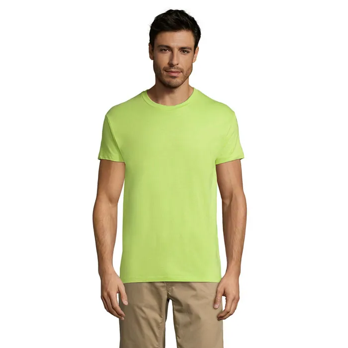 Tricou bărbați REGENT — culoarea Verde măr, față