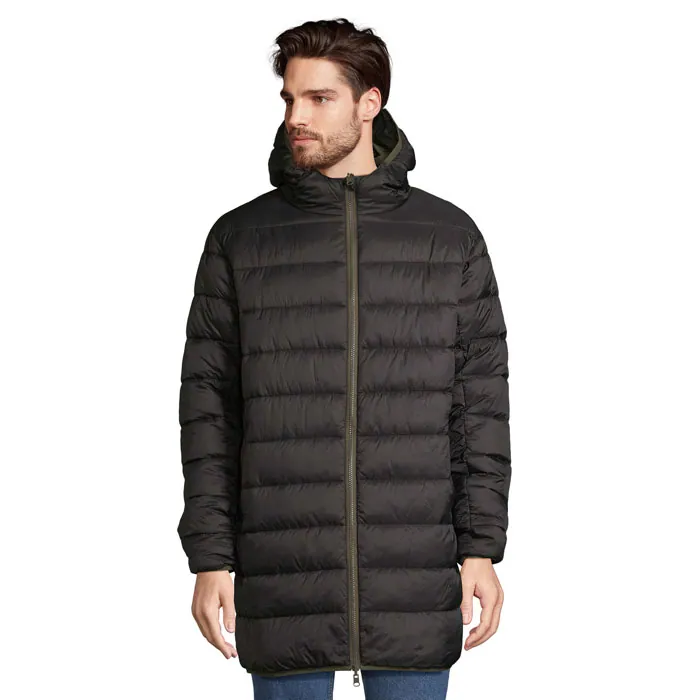 Parka REVERSE — culoarea Kaki militar, față