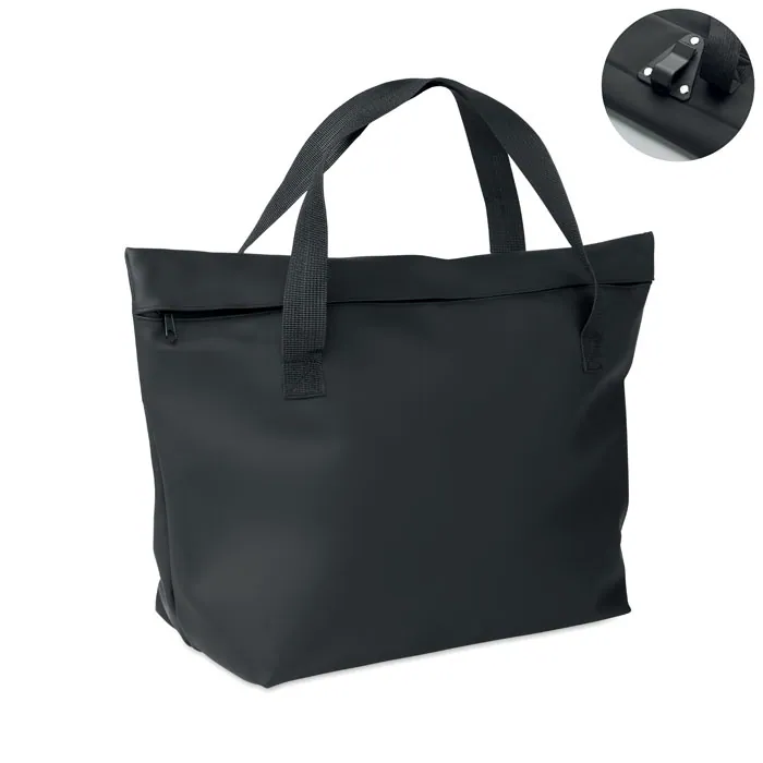 Sacoșă mare RIDE TOTE BAG — culoarea Negru, față