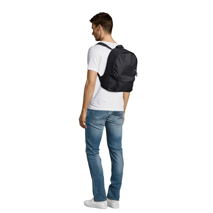 Rucsac RIDER — culoarea Negru, față