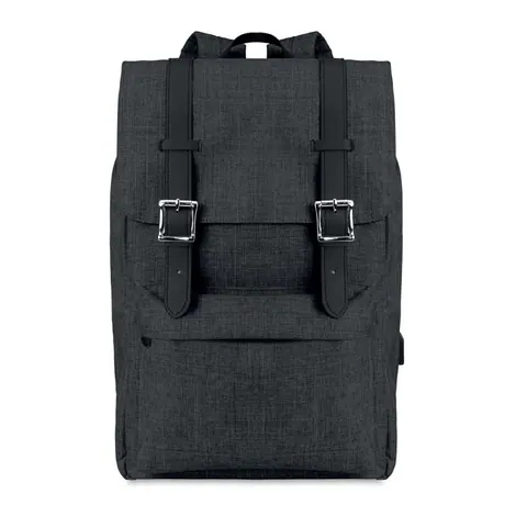 Rucsac RIGA — culoarea Negru, față