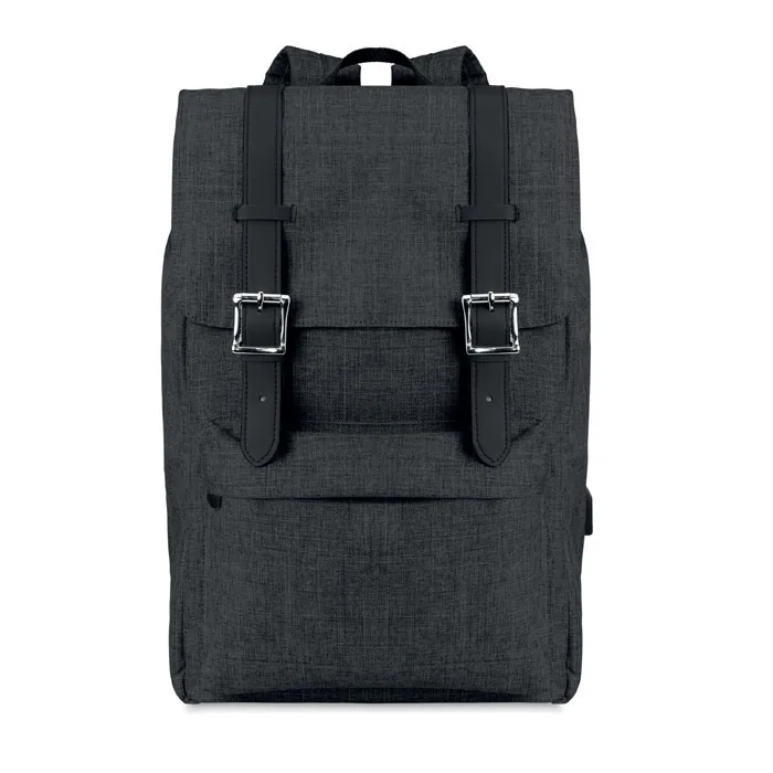 Rucsac RIGA — culoarea Negru, față