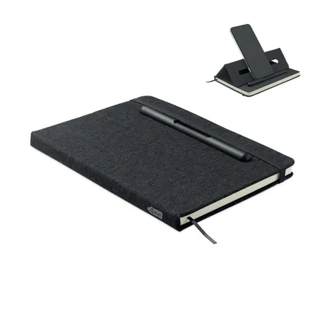 Set caiet și pix RINBOOK — culoarea Negru, față