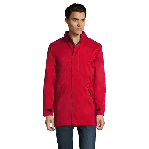 Parka unisex ROBYN — culoarea Roșu, față