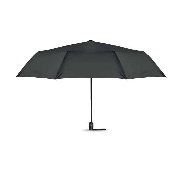 Umbrelă pliabilă ROCHESTER — culoarea Negru, față