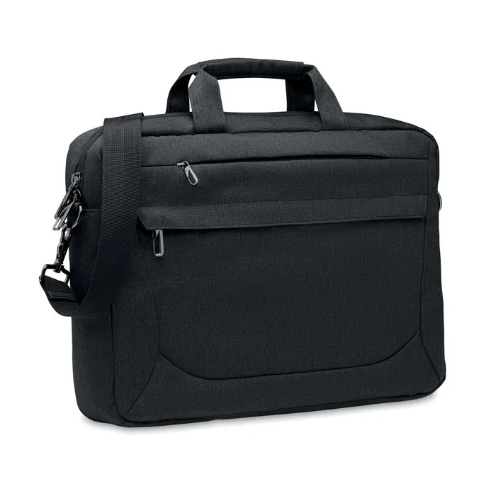 Geantă pentru laptop ROCKY — culoarea Negru, față