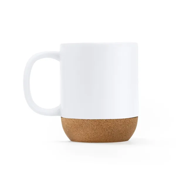 Cană ceramică Rosella — culoarea Alb, imagine produs