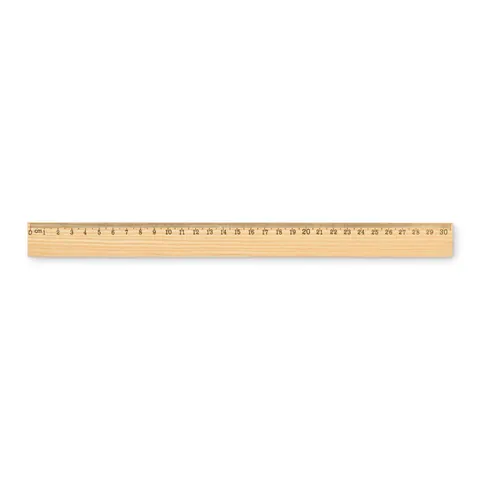 Riglă RULER30 — culoarea Lemn, față