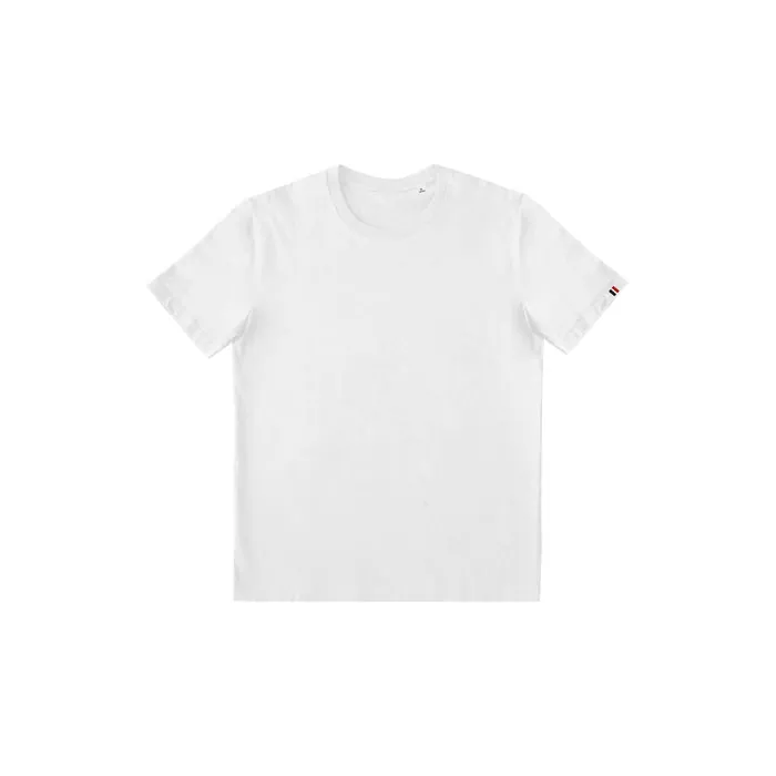 Tricou unisex SACHA — culoarea Alb, față