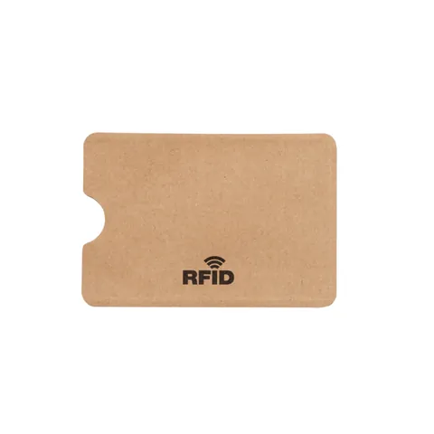 Suport card Safer — culoarea Natural, imagine produs