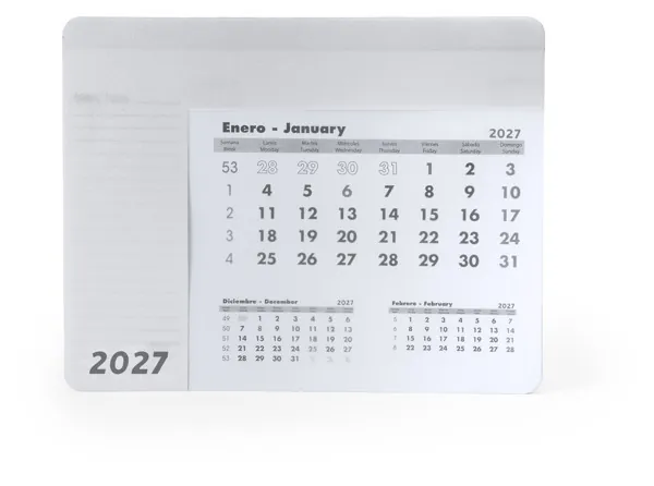 Calendar Serbal — culoarea Alb, imagine produs