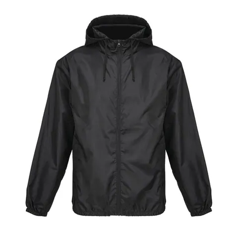 Jachetă de vânt unisex SHIELD — culoarea Negru, față