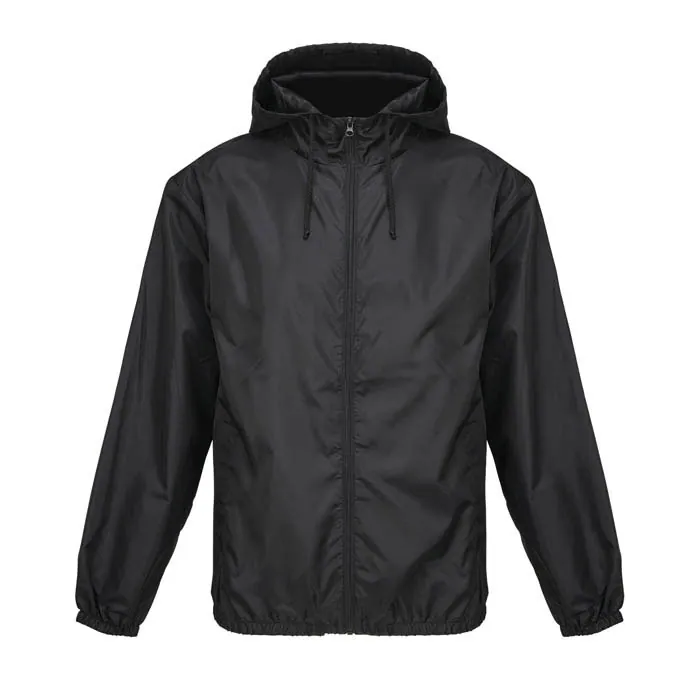 Jachetă de vânt unisex SHIELD — culoarea Negru, față