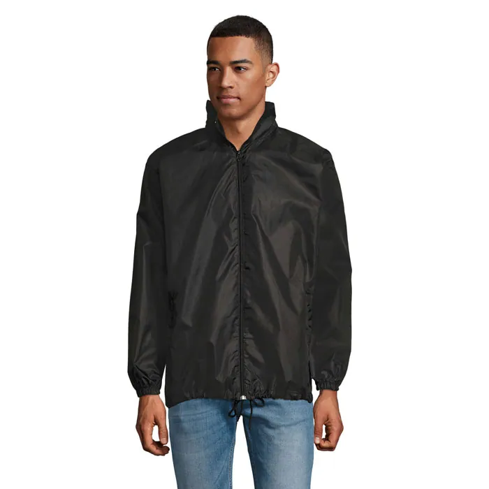 Jachetă de vânt unisex SHIFT — culoarea Negru, față