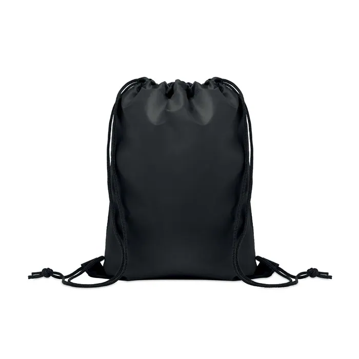 Rucsac cu șnur SHOOP — culoarea Negru, față