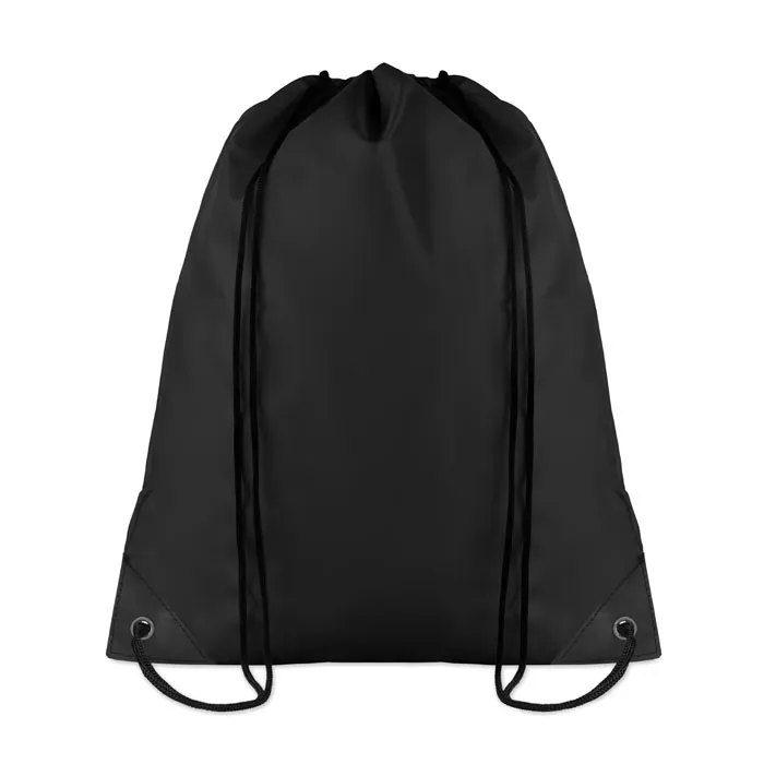 Rucsac cu șnur SHOOP — culoarea Negru, față