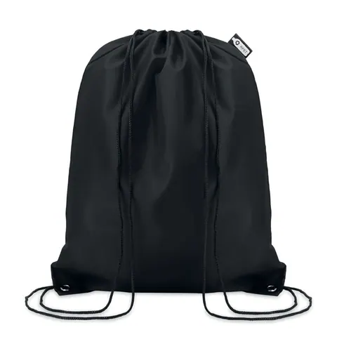 Rucsac cu șnur SHOOPPET — culoarea Negru, față