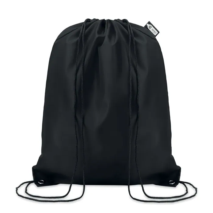 Rucsac cu șnur SHOOPPET — culoarea Negru, față