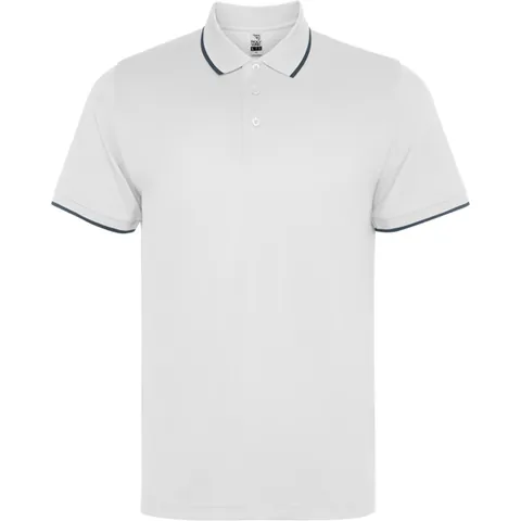 Tricou polo unisex Sian — culoarea Alb, imagine produs