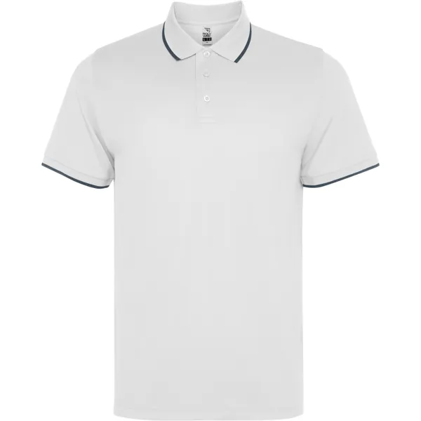 Tricou polo unisex Sian — culoarea Alb, imagine produs