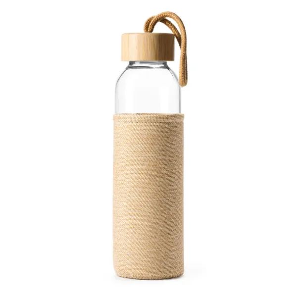Sticlă de apă din sticlă Sibu — culoarea Natural, imagine produs