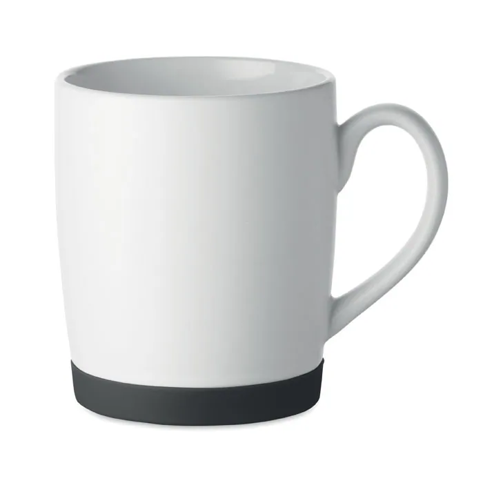 Cană ceramică SILBASE — culoarea Negru, față