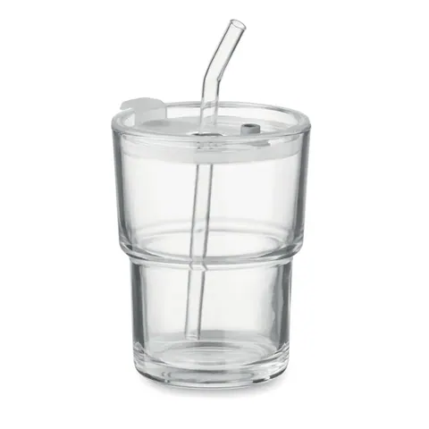 Pahar de sticlă SIP — culoarea Transparent, față