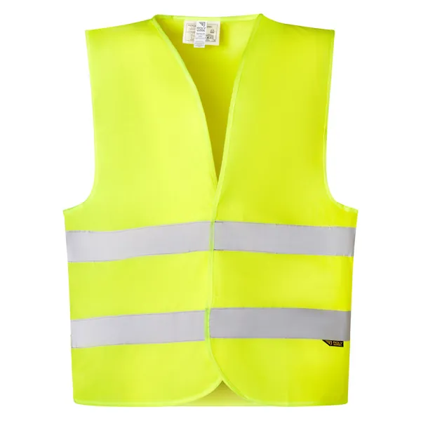 Vestă reflectorizantă bărbați Sirio — culoarea Galben fluor, imagine produs
