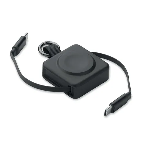 Încărcător multifuncțional SKILFUL — culoarea Negru, față