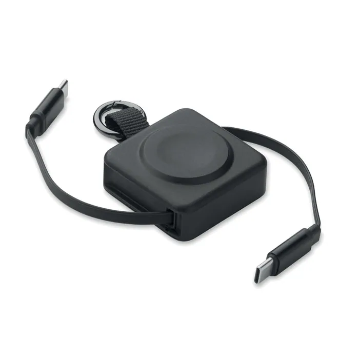 Încărcător multifuncțional SKILFUL — culoarea Negru, față