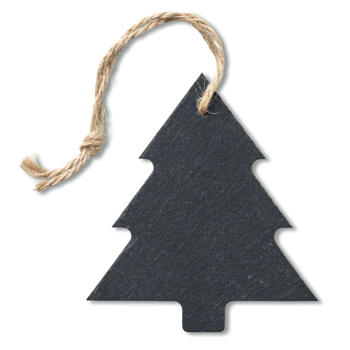 Ornament brad SLATETREE — culoarea Negru, față