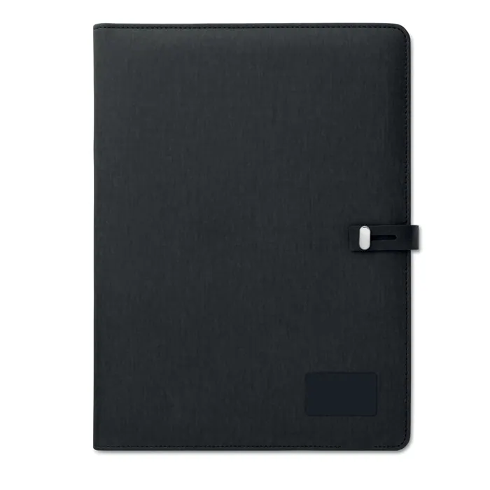 Mapă SMARTFOLDER — culoarea Negru, față